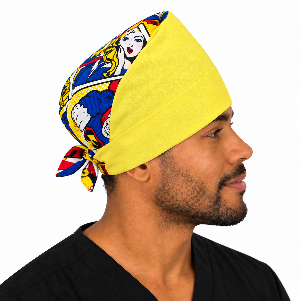 Calot médical bloc opératoire en coton – Motif Snap