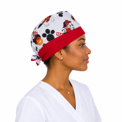 Coiffe de chirurgien en coton – Motif Marshall