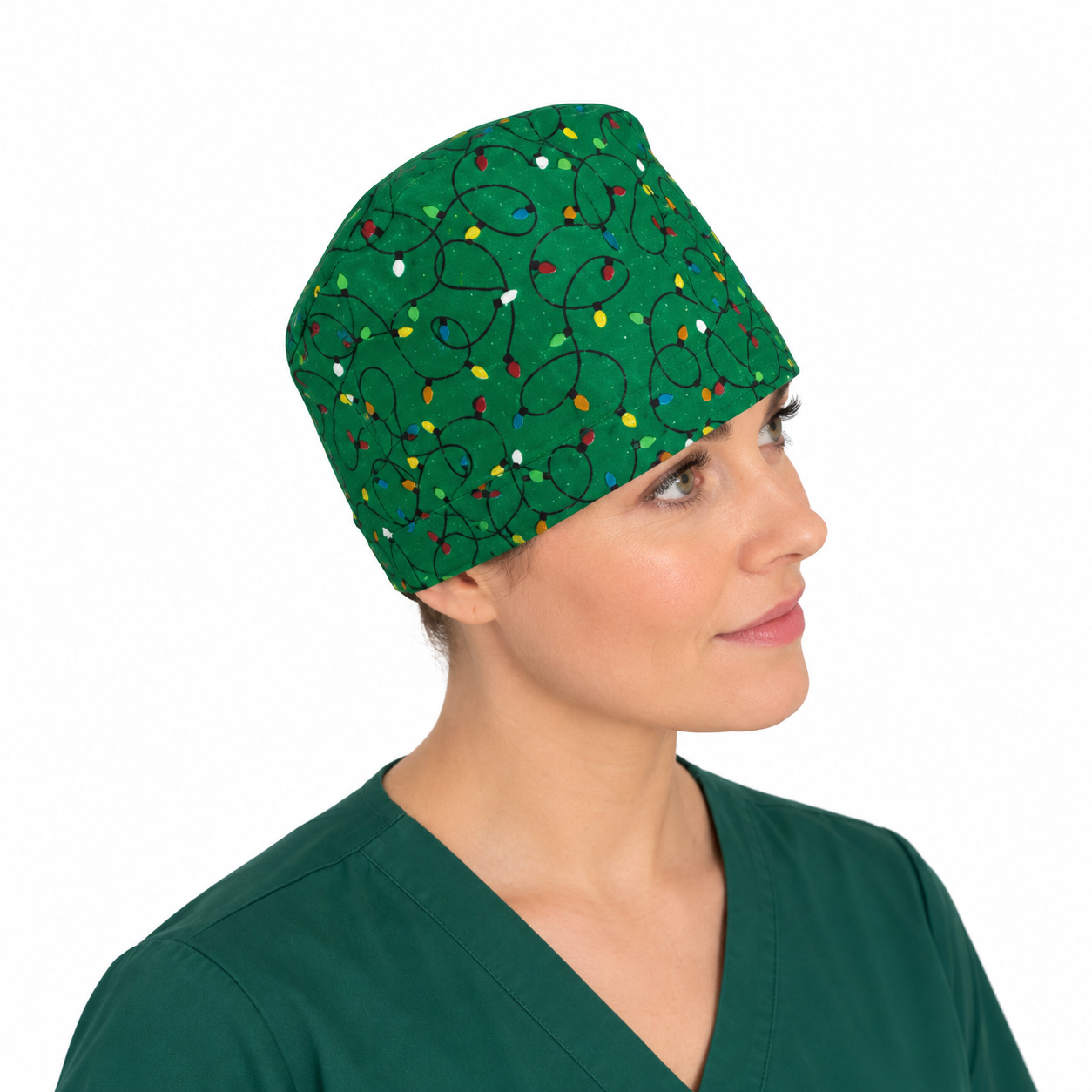 Calot chirurgien en coton – Motif Noël – Taille adulte unisexe